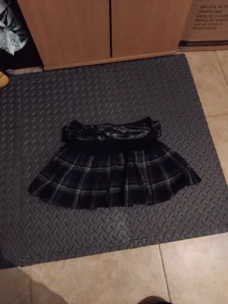 Falda cuadros escocesa mini