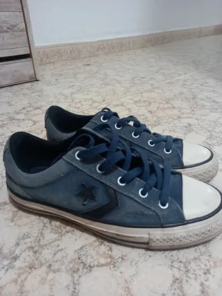 Zapatillas Converse Azul y Blanco
