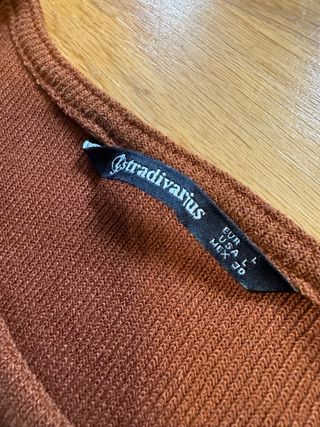 Vestido premamá marrón largo