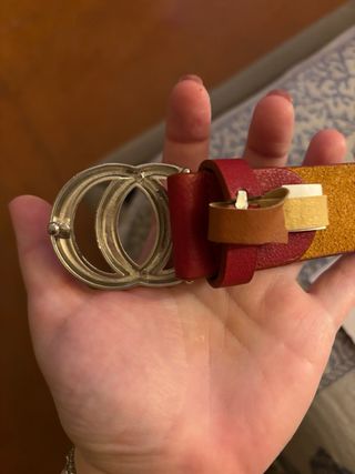 Cintura NUOVA IN VERA PELLE Da Donna Con Fibbia Me