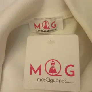 Chaleco MNG blanco con flecos