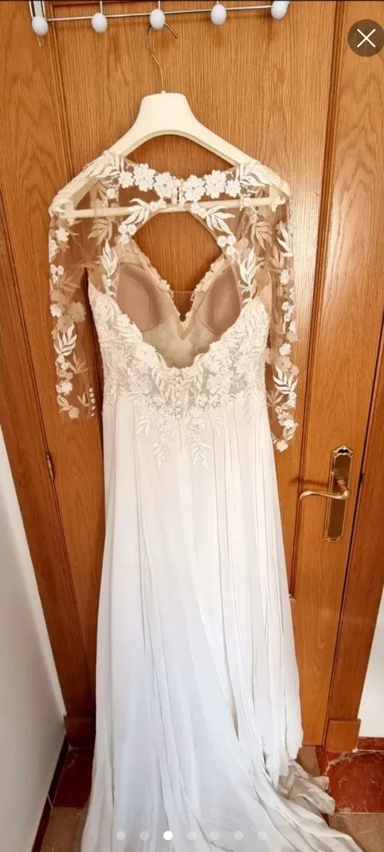 !! NEGOCIABLE !!Vestido de Novia Pronovias Blanco