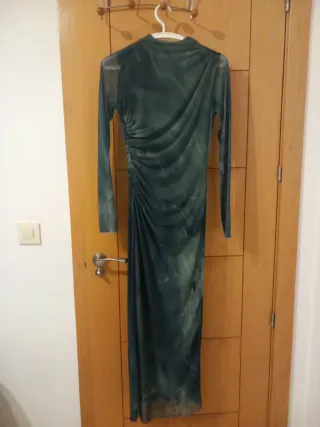Vestido Zara Verde Talla S