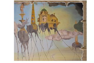 Dalì Le tentazioni di S. Antonio Stampa su MDF