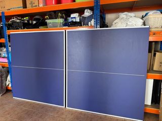 Mesa Ping Pong Plegable Azul