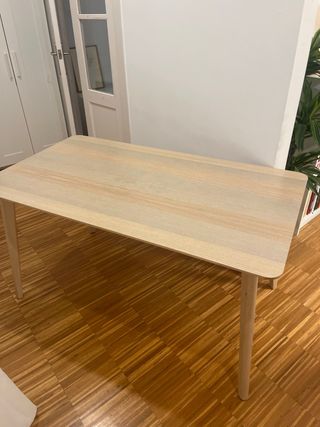 Tavolo da pranzo in legno 140x78