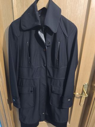 Chaqueta Larga Adolfo Domínguez Negra