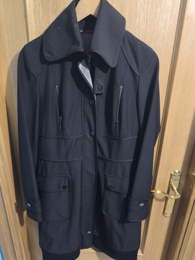 Chaqueta Larga Adolfo Domínguez Negra