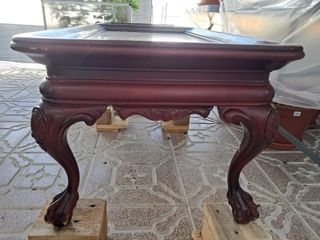 Set di tavoli da soggiorno in marmo e legno