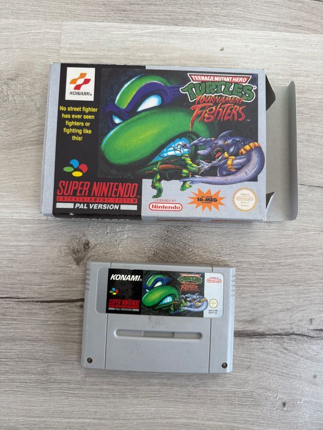Cartucho SNES Turtles Tournament Fighters