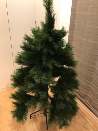 Árbol de Navidad artificial verde