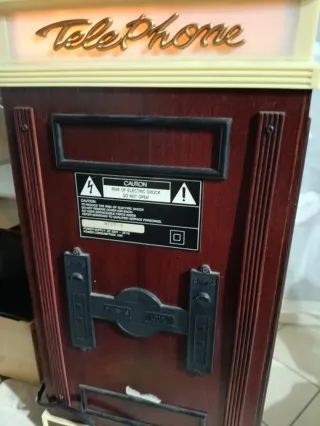 Cabina telefonica stereo anni 80