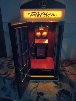 Cabina telefonica stereo anni 80