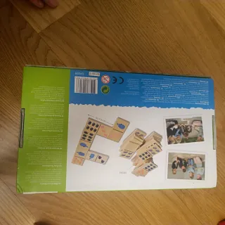 Dominó de madera Animales y puzzles