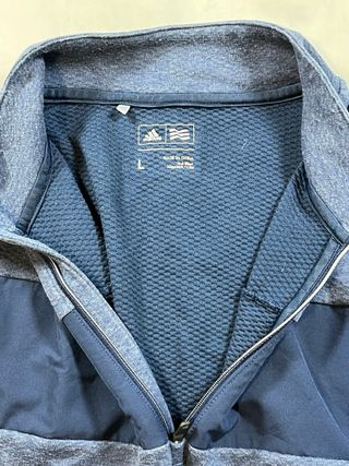 Sudadera Adidas Técnica Media Cremallera Azul