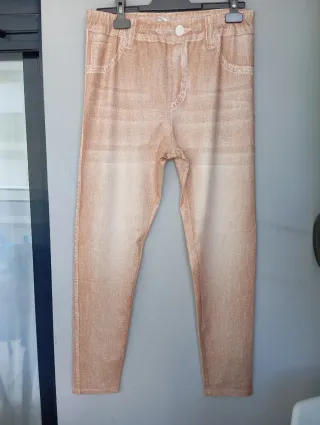 Lote 2 leggings dorados y rosas