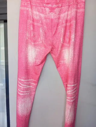 Lote 2 leggings dorados y rosas