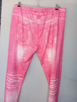 Lote 2 leggings dorados y rosas