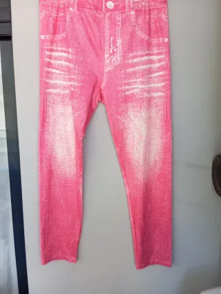 Lote 2 leggings dorados y rosas