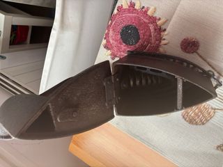 Plancha antigua de carbón