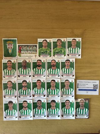 21 CROMOS CÓRDOBA LIGA HYPERMOTION 2025-26 PANINI