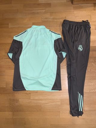 Chándal Real Madrid Adidas Training Verde/Gris