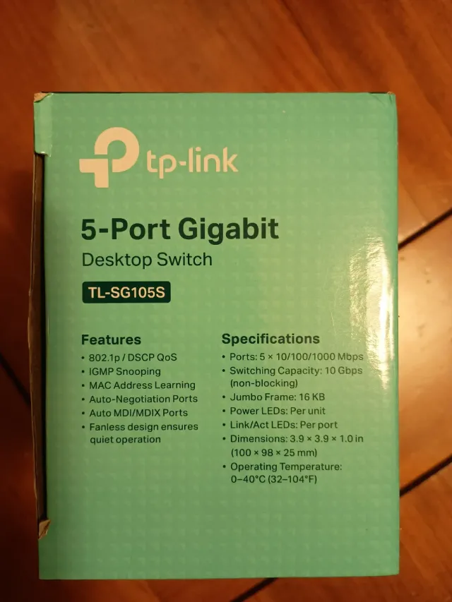 TP-Link 5-Port Gigabit Desktop Switch TL-SG105S
