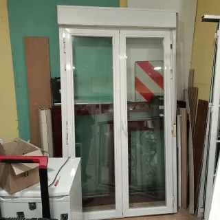 Balconera aluminio blanco practicable