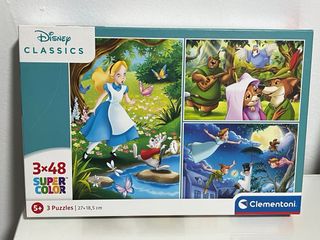 Lote Puzzle Disney y Libro Puzzle