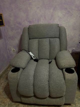 Poltrona Relax Elettrica Grigia