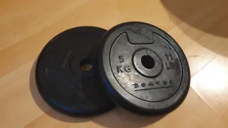 Discos de 5 kg engomados