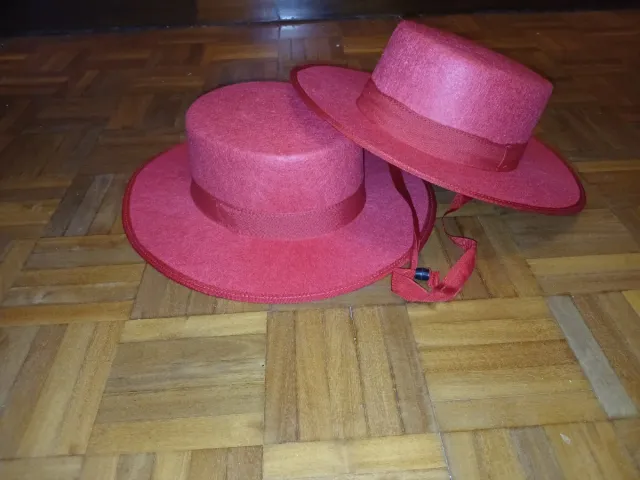 2 Sombreros de Cordobés Rojos