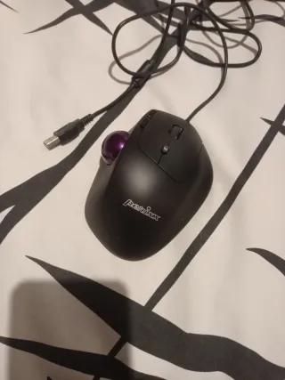 Trackball Perixx Perimice-520 Negro/Morado