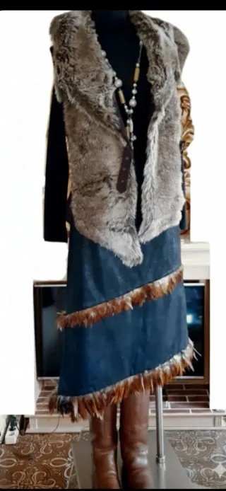 Chaleco pelo sintético cálido nuevo ANJIE