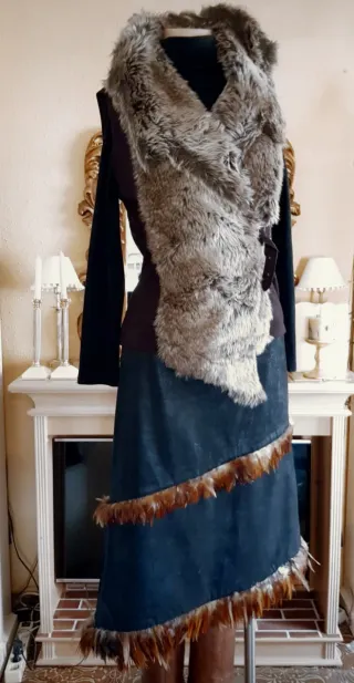 Chaleco pelo sintético cálido nuevo ANJIE