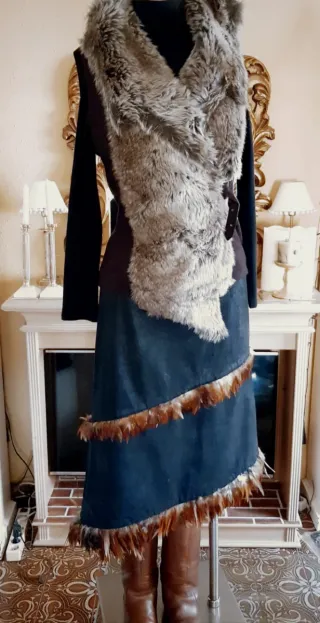 Chaleco pelo sintético cálido nuevo ANJIE