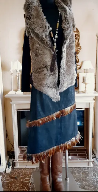 Chaleco pelo sintético cálido nuevo ANJIE