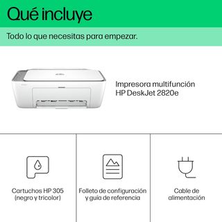 HP DeskJet 2820e - Impresora Multifunción, 3 meses