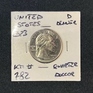 Collectible Coins 1/4 Dollar $ 2023 KM# 782🇺🇸
