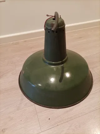 Lampada smaltata vintage