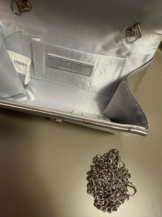 Pochette donna argento Prima Donna