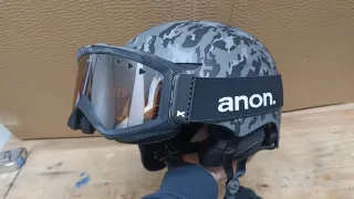 Casco Snow Anon y Gafas Giro