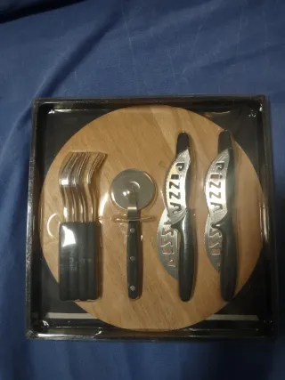 Set tagliere pizza 10 pezzi