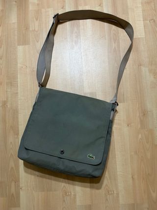 borsa Cartella Lacoste verde