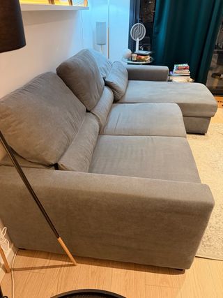 Sofá Cama Chaiselongue Gris