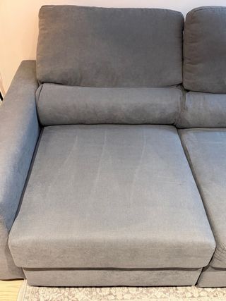 Sofá Cama Chaiselongue Gris