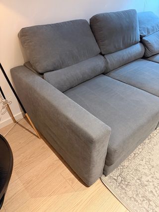 Sofá Cama Chaiselongue Gris