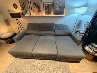 Sofá Cama Chaiselongue Gris