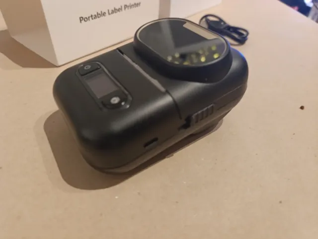 Impresora de etiquetas Bluetooth Negra