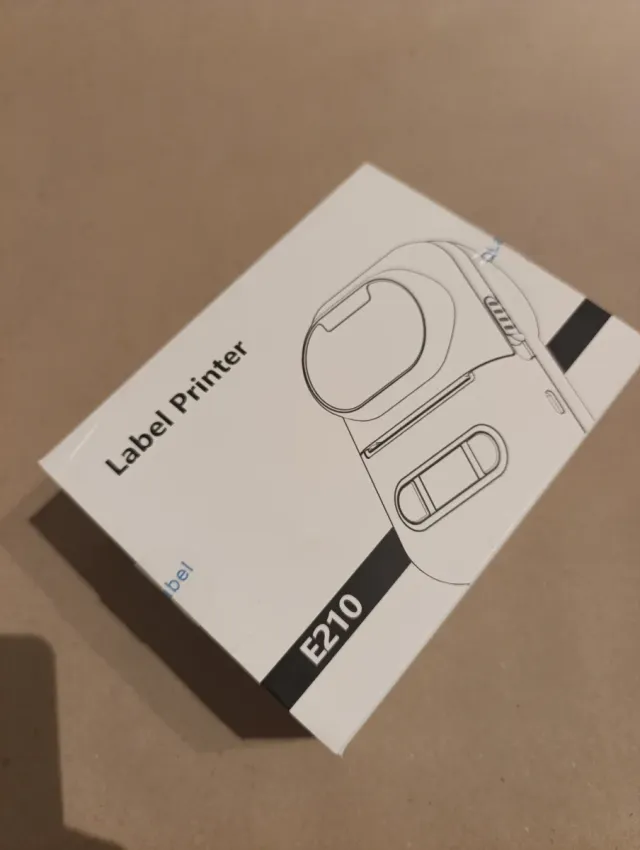 Impresora de etiquetas Bluetooth Negra